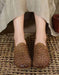 Hand-woven Soft Leather Comfortable Flats Women Dec Shoes Collection 2021 78.70
