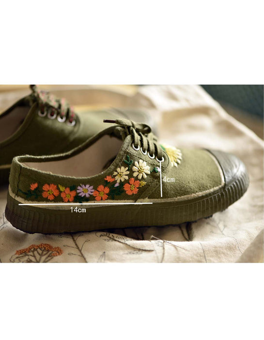 Handmade DIY Embroidered Flowers Materials April Shoes Collection 2023 20.00