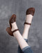 Handmade Hollow Retro Chunky Heels Sandals June Shoes Collection 2022 86.30