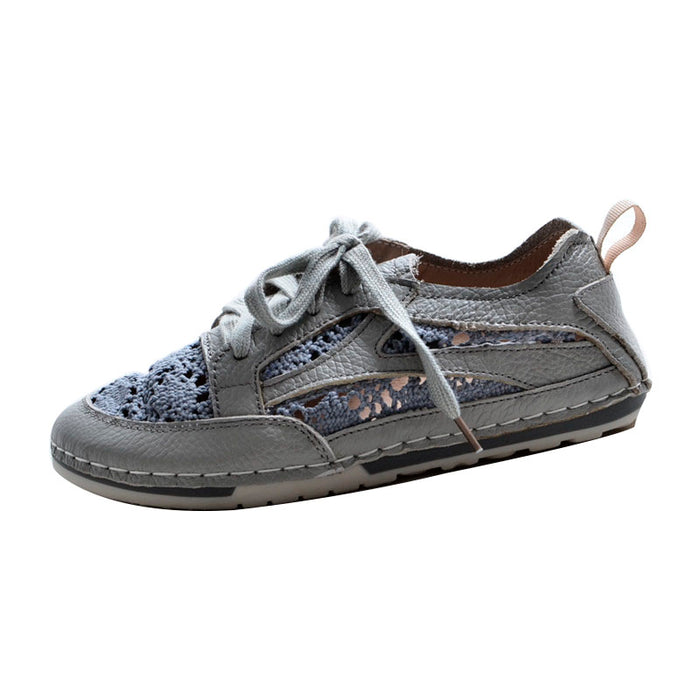 Handmade Leather Comfortable Lace Casual Shoes