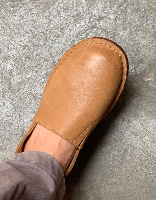 Slip-on Handmade Leather Retro Flats for Men Shoes 79.90