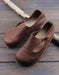 Handmade Leather Round Head Retro Flats Feb Shoes Collection 2023 77.00