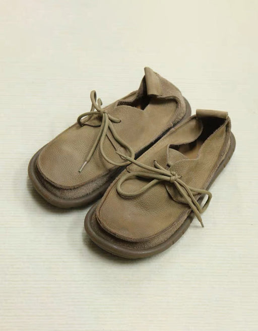Handmade Retro Casual Soft Leather Flat Shoes March Shoes Collection 2023 78.00