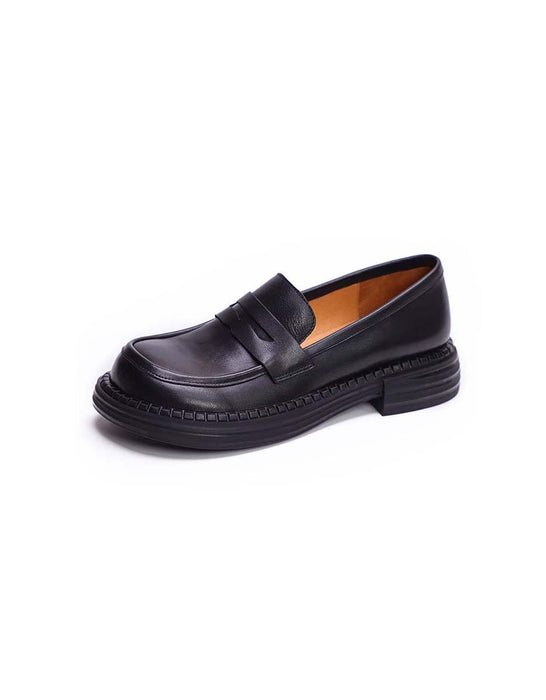 Handmade Retro Leather Soft Sole Loafers March Shoes Collection 2022 88.50