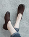 Handmade Retro Leather Split-Toe Shoes Spring Feb Shoes Collection 2023 87.60