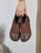 Handmade Retro Soft Leather Flat Shoes March Shoes Collection 2023 77.70
