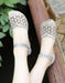 Handmade Retro Velcro Chunky Sandals July Shoes Collection 2022 77.80