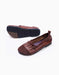 Handmade Soft Leather Paneled Mules Retro Flats March Shoes Collection 2022 77.30
