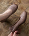 Handmade Spring Leather Chunky Pumps Shoes June New 2020 67.44