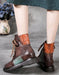 Handmade Stitching Leather Short Boots Sep New Trends 2020 104.60