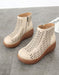 Handmade Summer Hollow Wedge Sandals Boots March Shoes Collection 2023 99.90