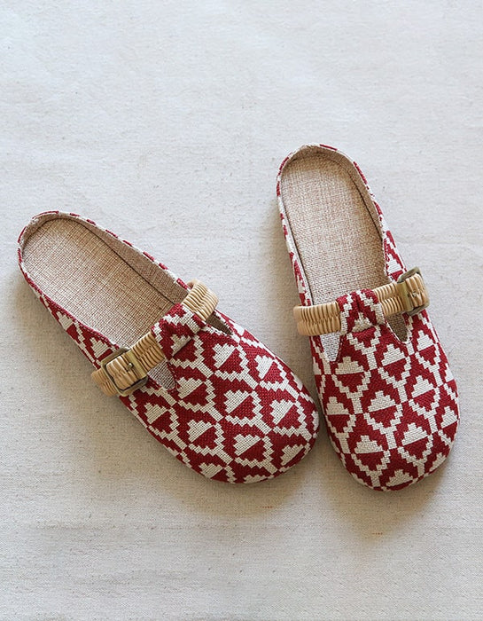 Handmade Summer Comfortable Linen Slippers