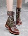 Handmade Vintage Leather Bohemian Mexican Lace-up Ankle Boots Oct New Trends 2020 99.70