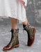 Handmade Vintage Leather Bohemian Mexican Lace-up Ankle Boots Oct New Trends 2020 99.70