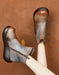 Handmade Vintage Retro Leather Wedge Boots Nov New Trends 2020 85.40
