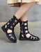 Handmade Vintage Roma Style Mid-Calf Sandals May Shoes Collection 2022 108.33