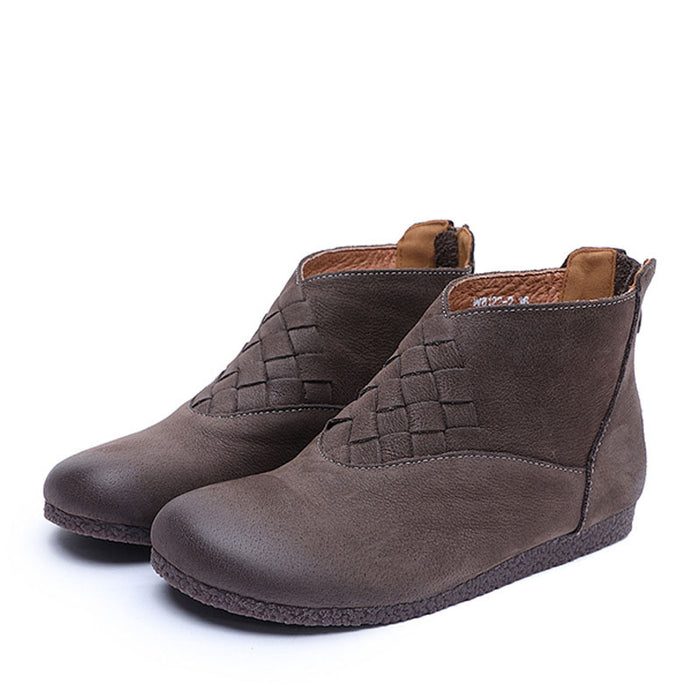 Handmade Comfortable Leather Retro Boots| Gift Shoes