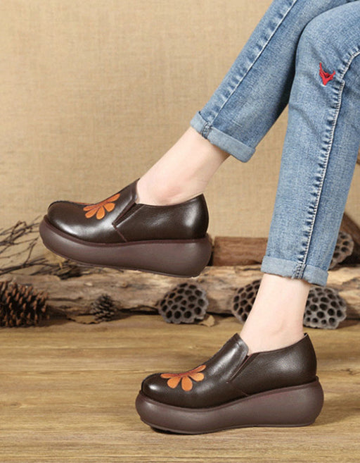 Handmade Comfortable Retro Wedge Shoes Jan New 2020 89.00