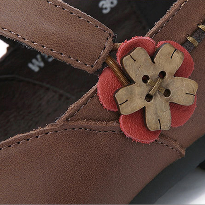 Handmade Cow Tendon Casual Retro Flats | Gift Shoes