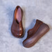 Spring Handmade Leather Retro Wedge Shoes November New 2019 88.90