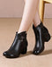 Irregular Embossed Retro Chunky Heel Boots Jan Shoes Collection 2022 78.90