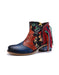 Jacquard Leather Printed Fringed Cowboy Boots 36-42 Dec Shoes Collection 2022 94.00