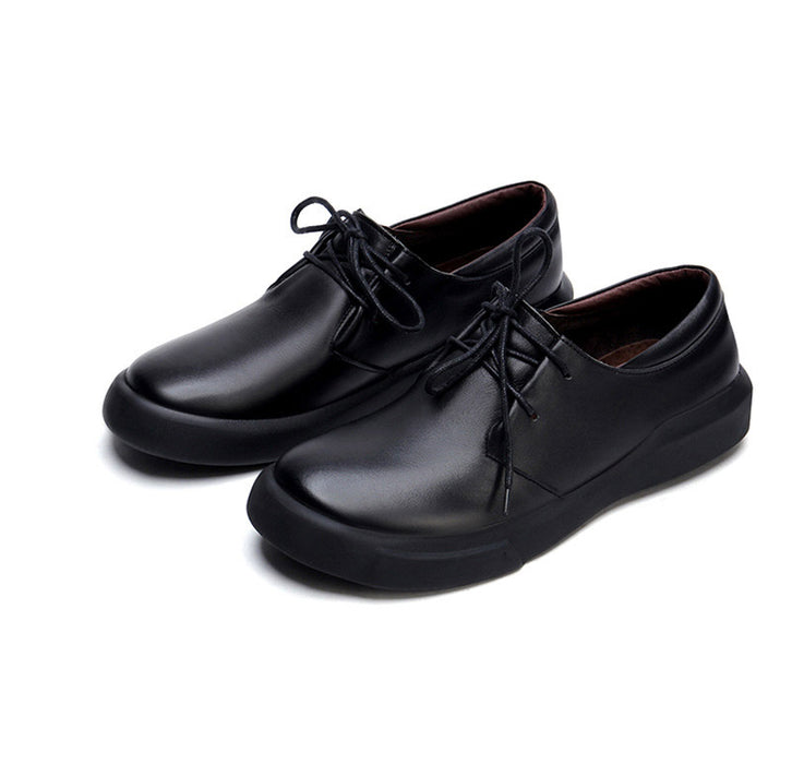 Lace-Up Big Size Women's Shoes Black | 35-41 39 / Black Lace-Up Big Size Women's Shoes Black | 35-41 39 / Black