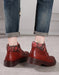 Lace-Up Hand-Stitched Boots March New 2020 93.00