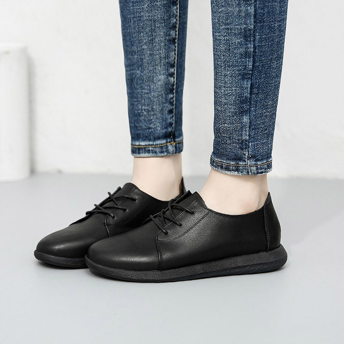 Lace-Up Women Simple Casual Shoes 35-41