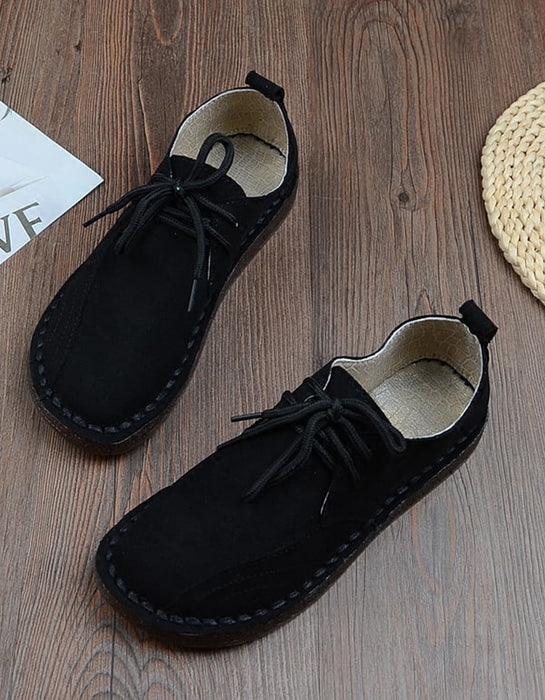 women's flat lace-up dress shoes KELINFONG Women's Shoe Lace up Low Flat Heel Oxfords Formal Dress Business Work Office Shoes