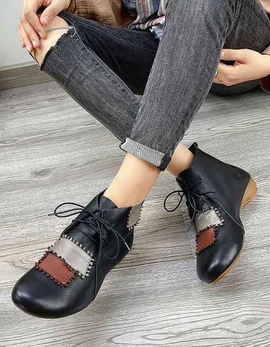 Lace-up Versatile Handmade Retro Leather Boots Nov New Trends 2020 99.00