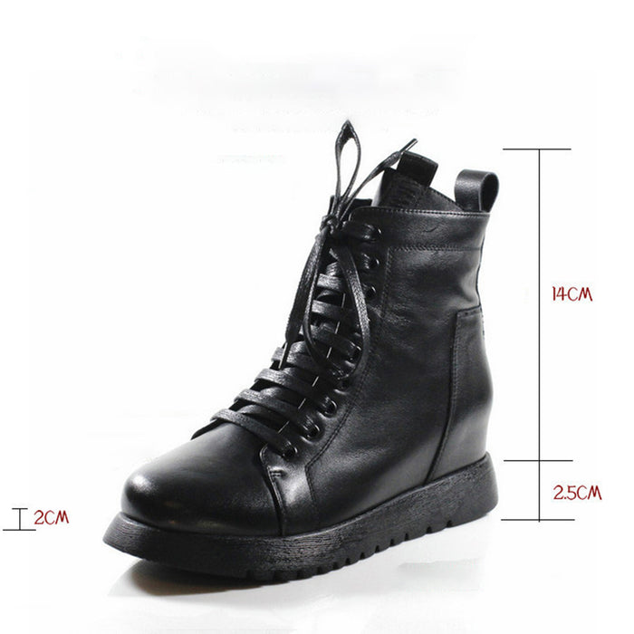 Lace-up Platform Waterproof Boots | Gift Shoes