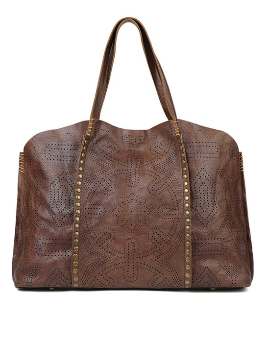 Large-Capacity Vintage Fashion Rivets HandBag  92.00