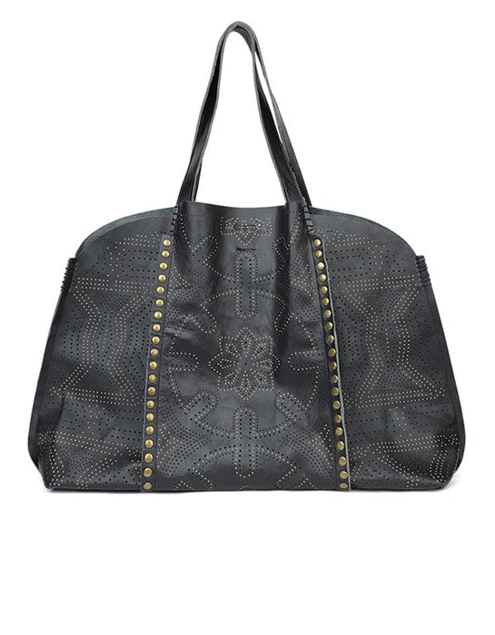 Large-Capacity Vintage Fashion Rivets HandBag  92.00