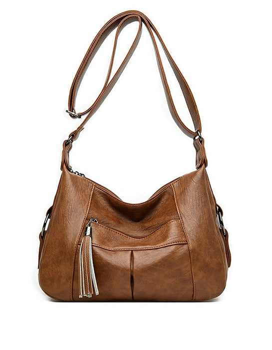 Large-capacity Soft Leather Shoulder Bag Accessories 55.00