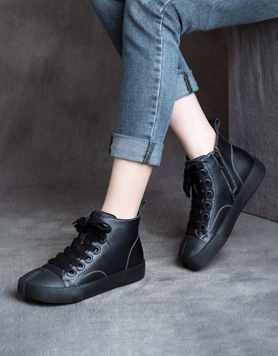 Leather Comfort Casual Leather Sneakers Spring
