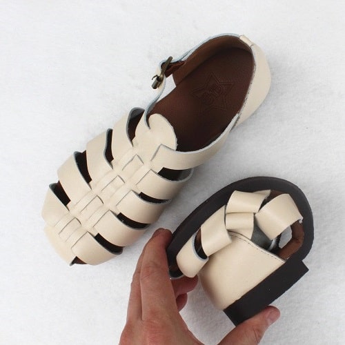 Vintage Strappy Close-toe Flat Sandals | 35-41 May Shoes Collection 68.90