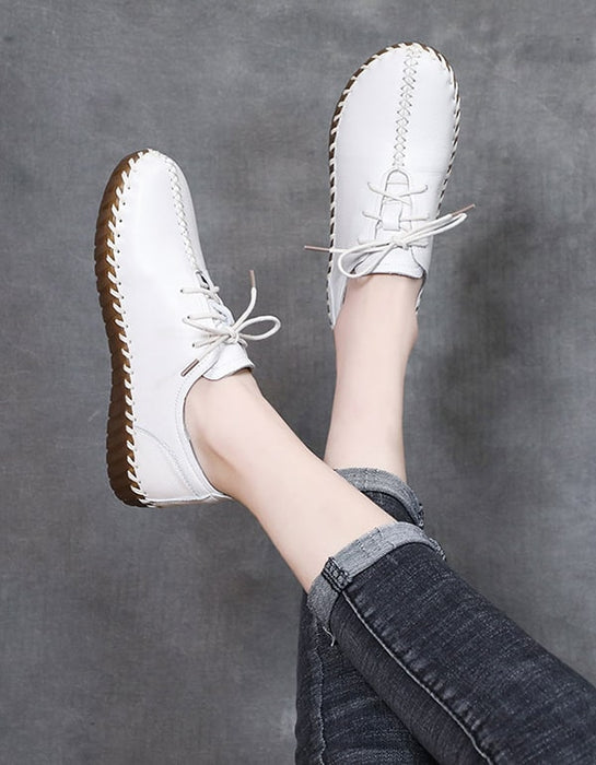 Spring Soft Leather Sneakers for Women — Obiono