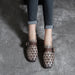 Retro Leather Handmade Women's Fashion Slippers Jan New 2020 73.12