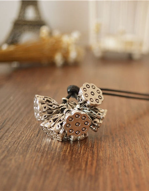 Linen Accessories Lotus Root Pendant Necklace Accessories 28.50