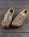 Men's Cowhide Handmade Retro Leather Loafers Aug Men's Shoes 73.30