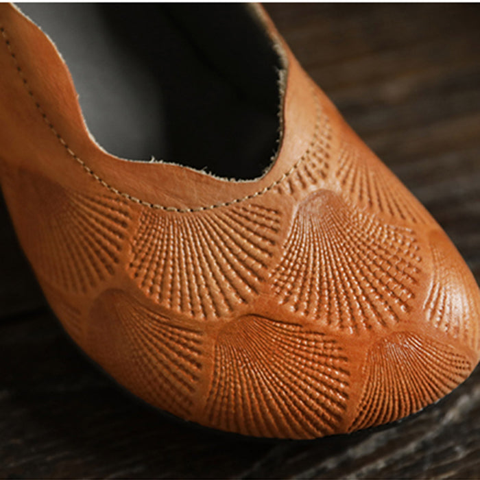 Middle Heel Vintage Women's Shoes Pumps