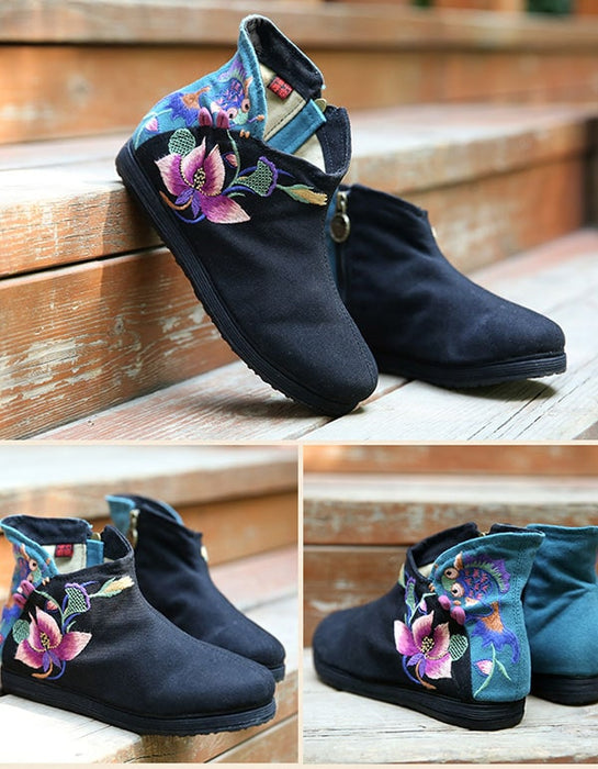 National Style Handmade Embroidered Comfortable Shoes