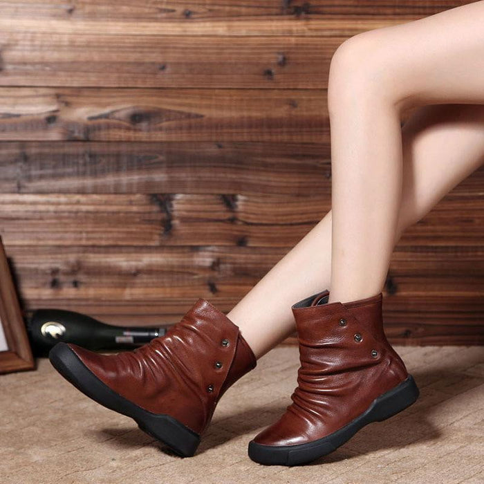 New Pleated Design Cowhide Leather Women's Boots Oct New Arrivals https://detail.1688.com/offer/522166772860.html?spm=a2615.2177701.autotrace-_t_14350372268348_1_0_3_1435038985697.1.71645acb2FD370 