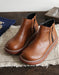Non-slip Round Head Handmade Retro Boots Feb Shoes Collection 2022 78.70
