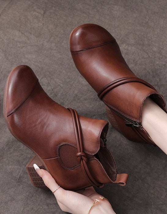 Non Slip Comfortable Retro Chunky Bootie Jan Shoes Collection 2022 79.90