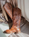 Rich Leather Vintage Handmade Long Boots Dec Shoes Collection 2022 290.00