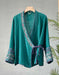 Retro Embroidered Short Linen Cardigan Long-sleeved New arrivals Women's Clothing 59.90