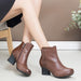 Retro Middle-Healed Women's Chunky Boots | Gift Shoes Jan New 2020 55.20
