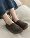 Women's Comfortable Leather Retro Slip-on Flats Sep Shoes Collection 2021 69.90